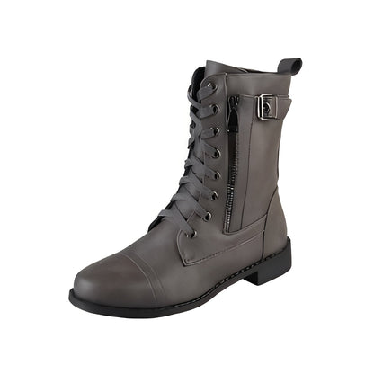Saskia - Stylische Damenstiefeletten mit seitlichem Reißverschluss