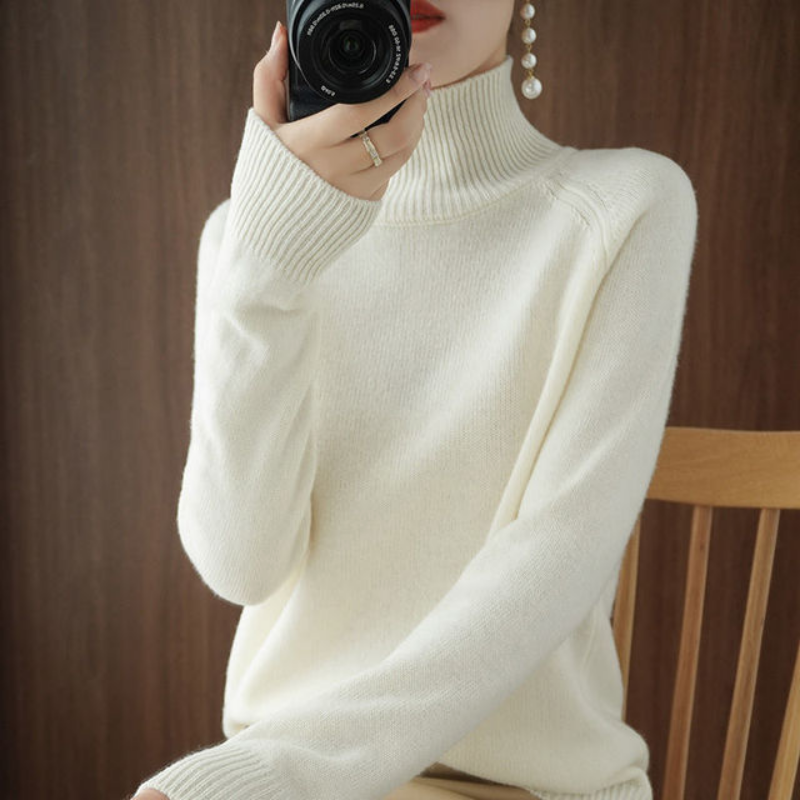 Jessel - Komfortabler Damen-Rollkragenpullover