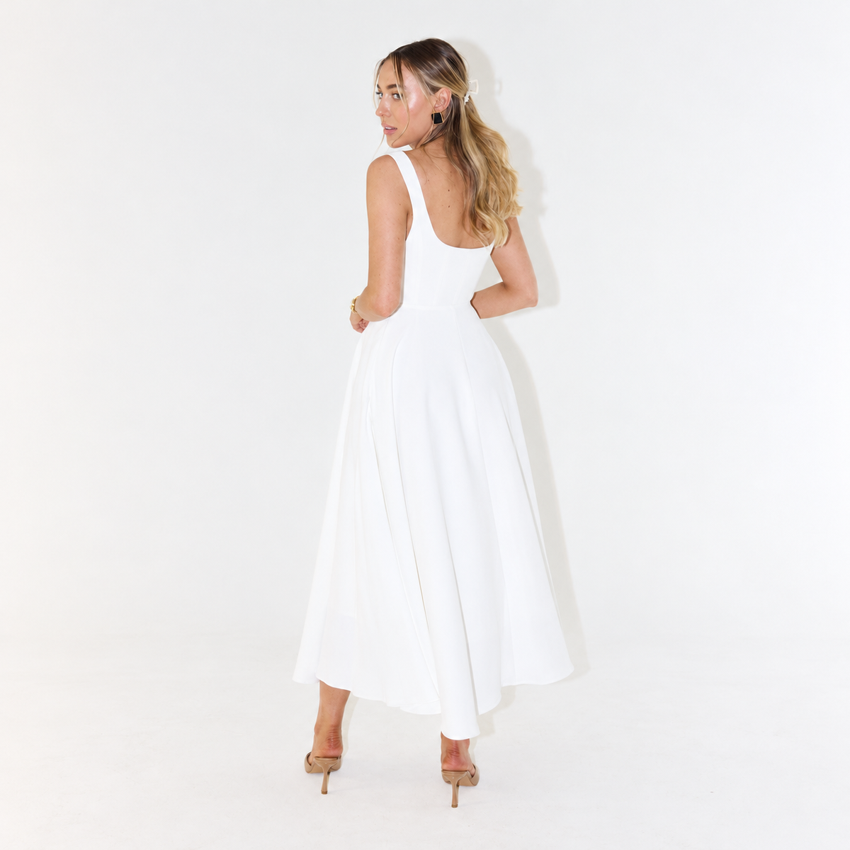 Melisa - Midi Kleid Damen, Stilvoll & Vielseitig