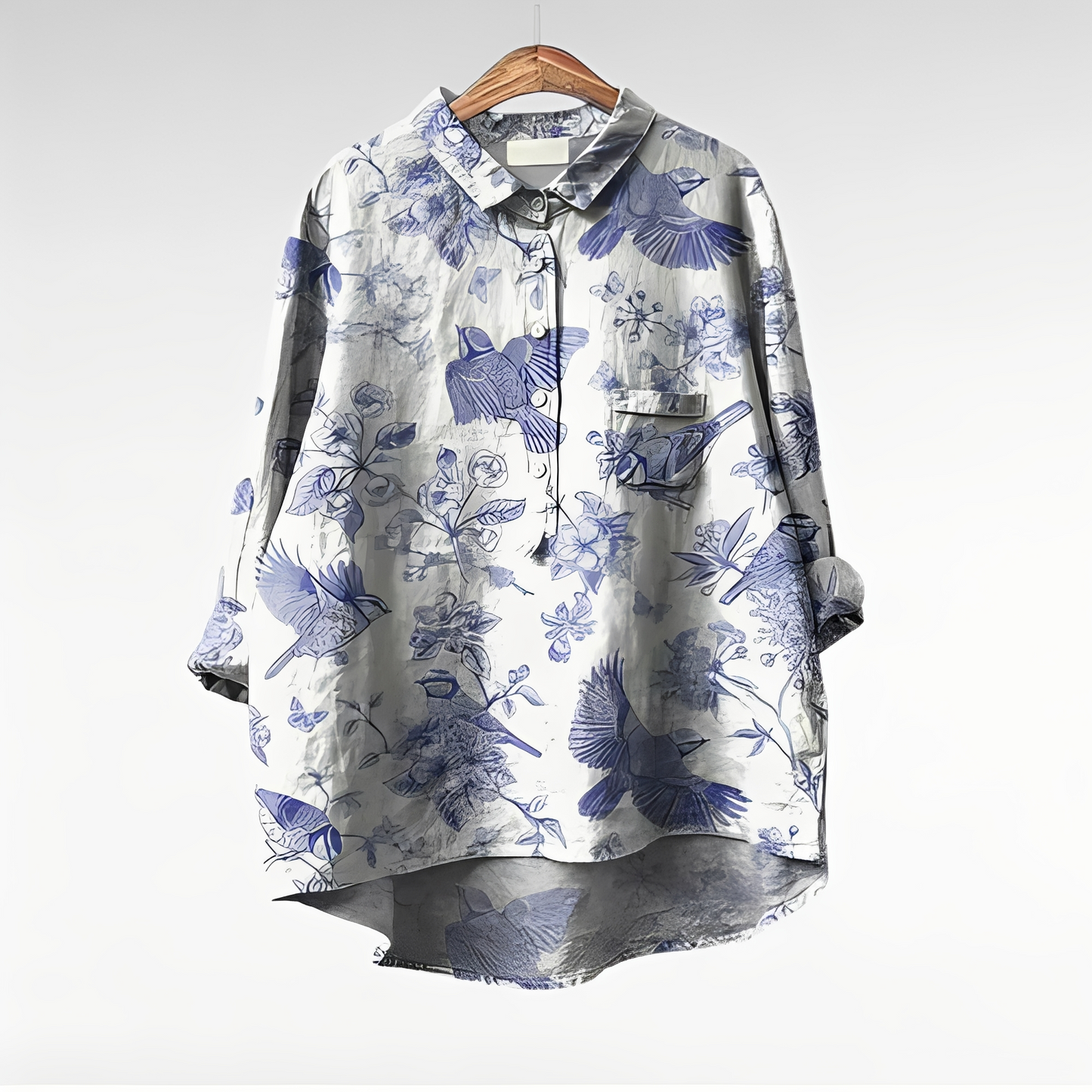 Karley - Klassische Damenblusen mit Blumenmuster