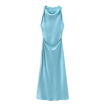 Veronica - Stilvolles Neckholder-Midikleid für Damen