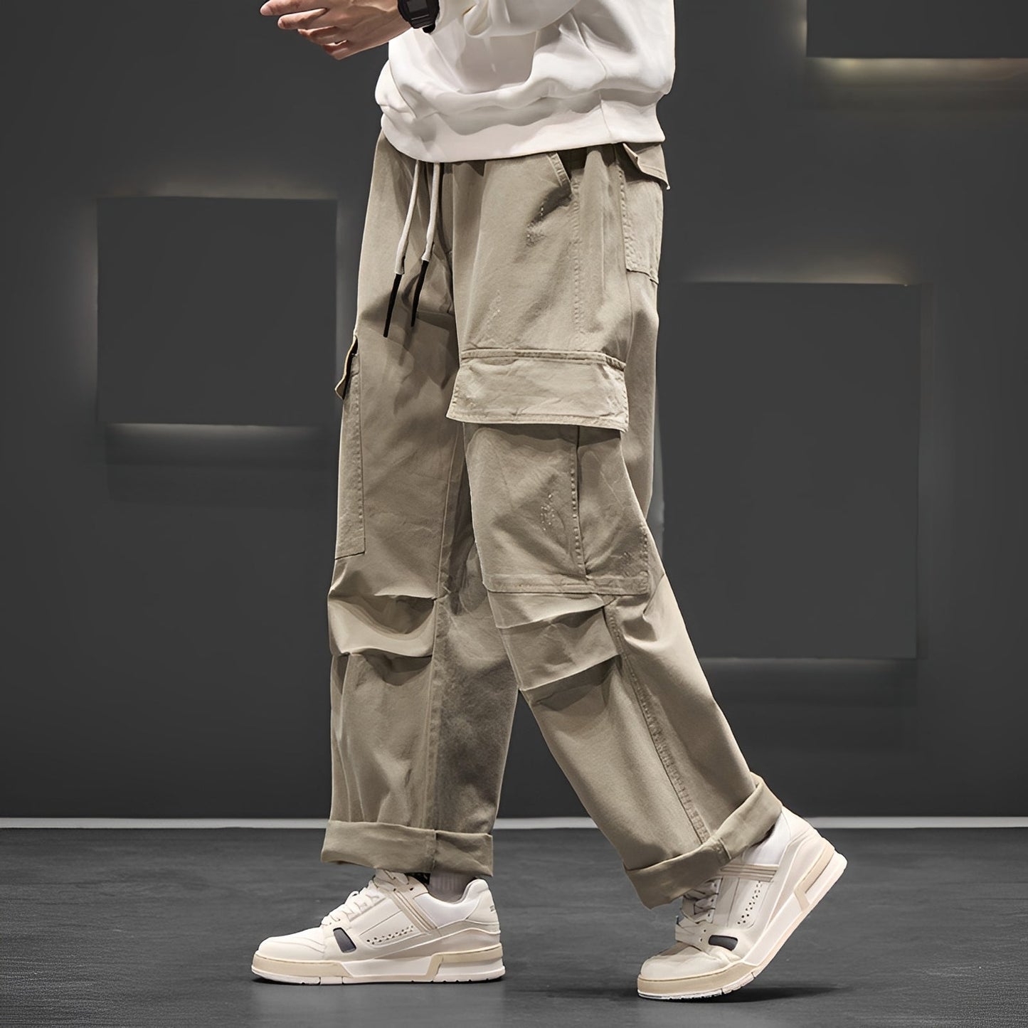 Sam - Trendige, gerade Herrenhose mit Taschen