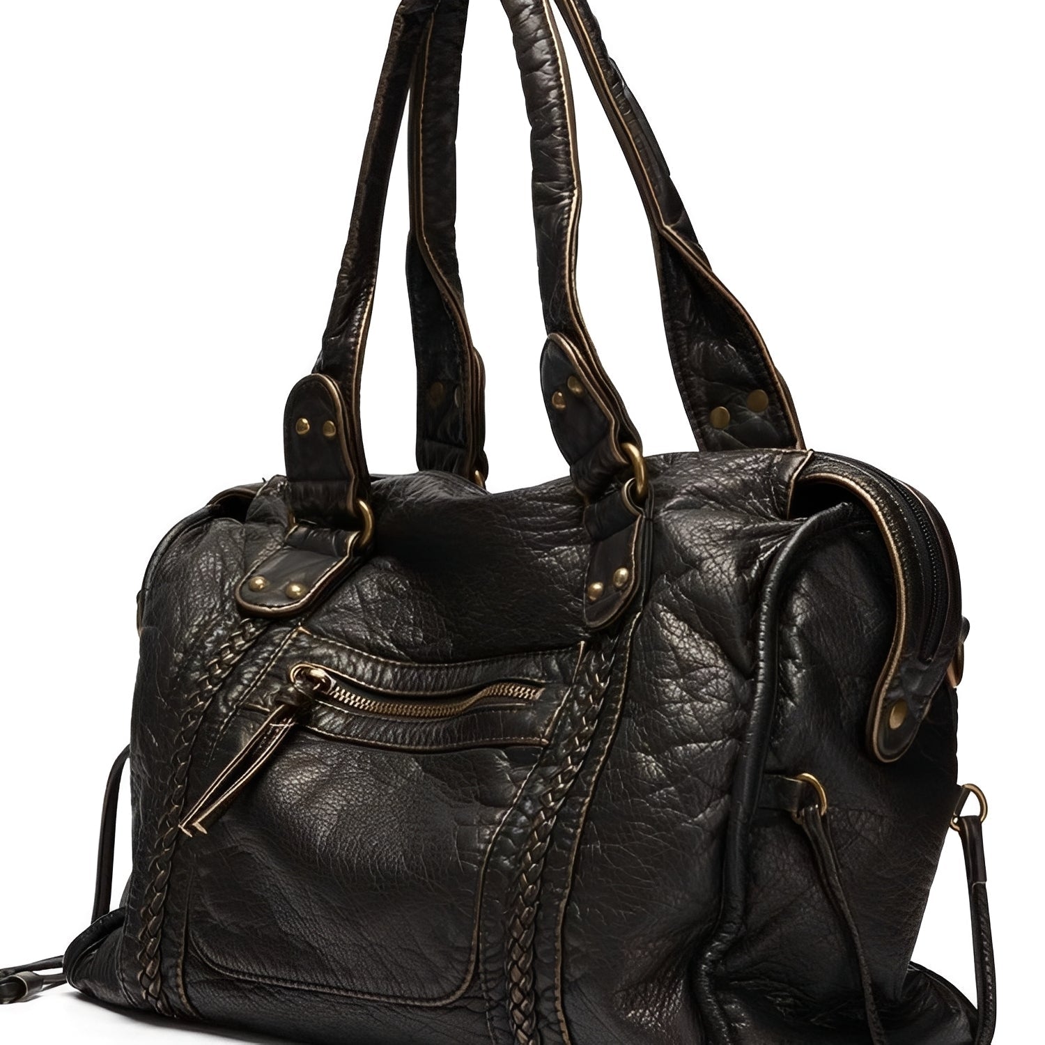 Hollie - Damenhandtasche mit Reißverschluss im entspannten Stil