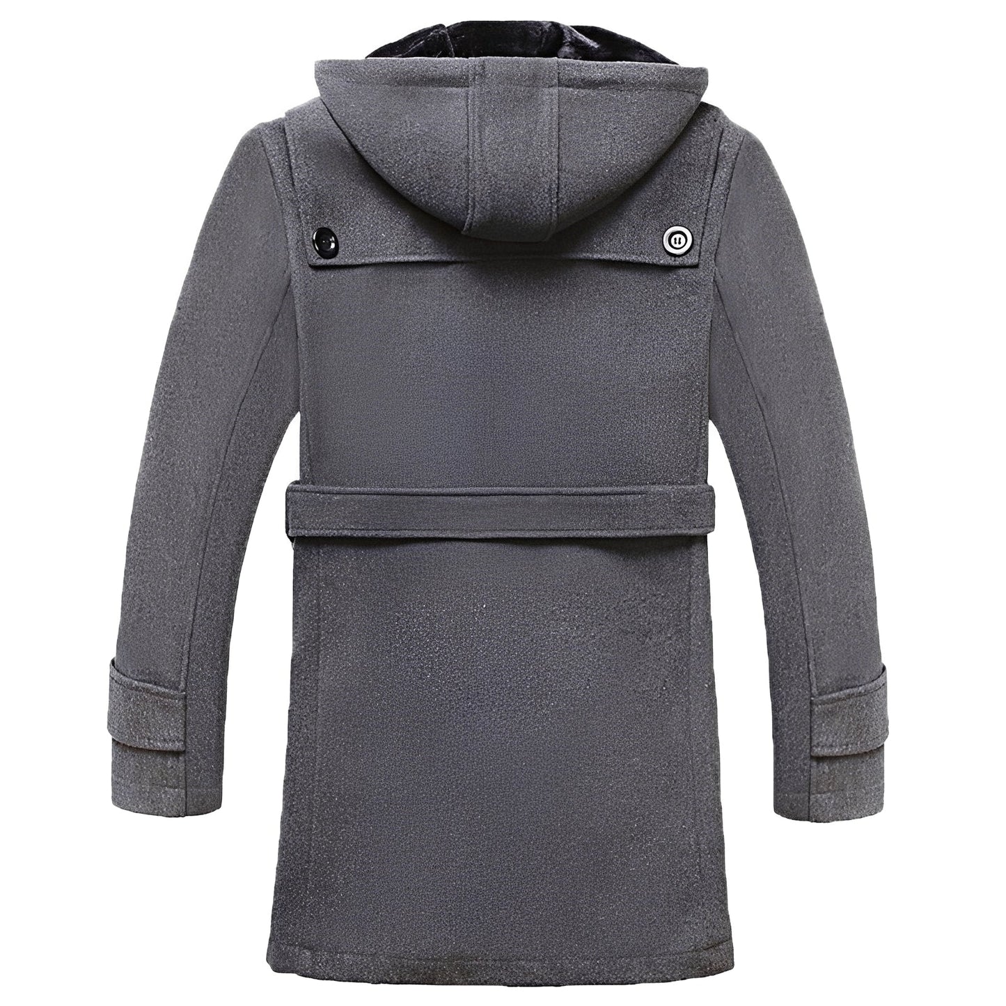 Robert - Zeitgemäßer, dicker Trenchcoat mit Kunstfellfutter für Herren