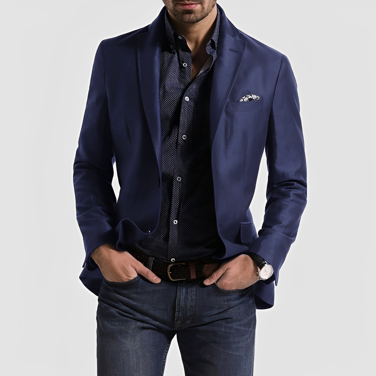 George - Stilvoll geschnittener Herrenblazer mit Zweiknopfdetail