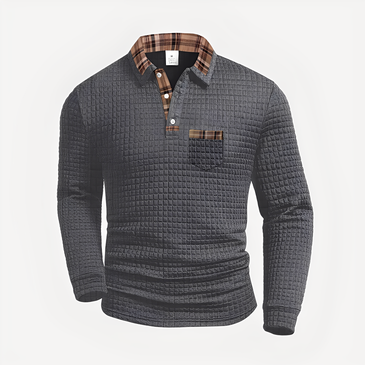 Morris - Elegantes Langarm-Poloshirt