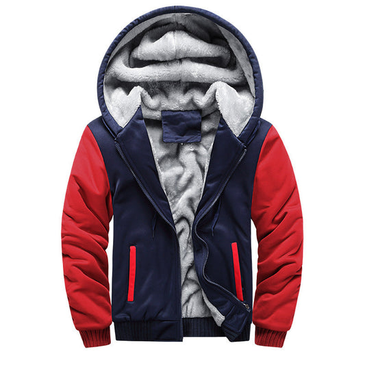 Russell - Stilvolle Samtjacke für Herren mit Kapuze