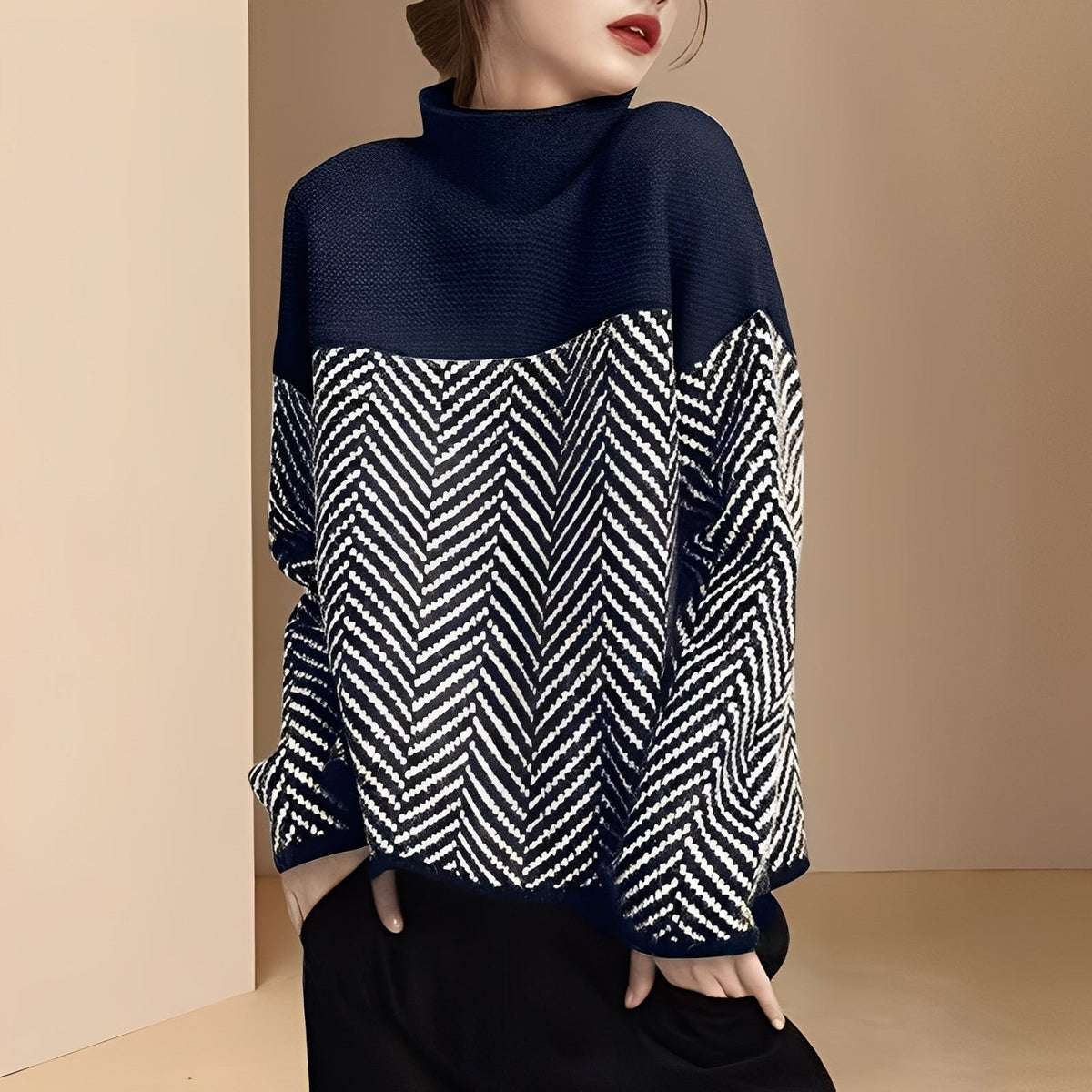 Maryann - Stilvoller und gemütlicher Rollkragenpullover