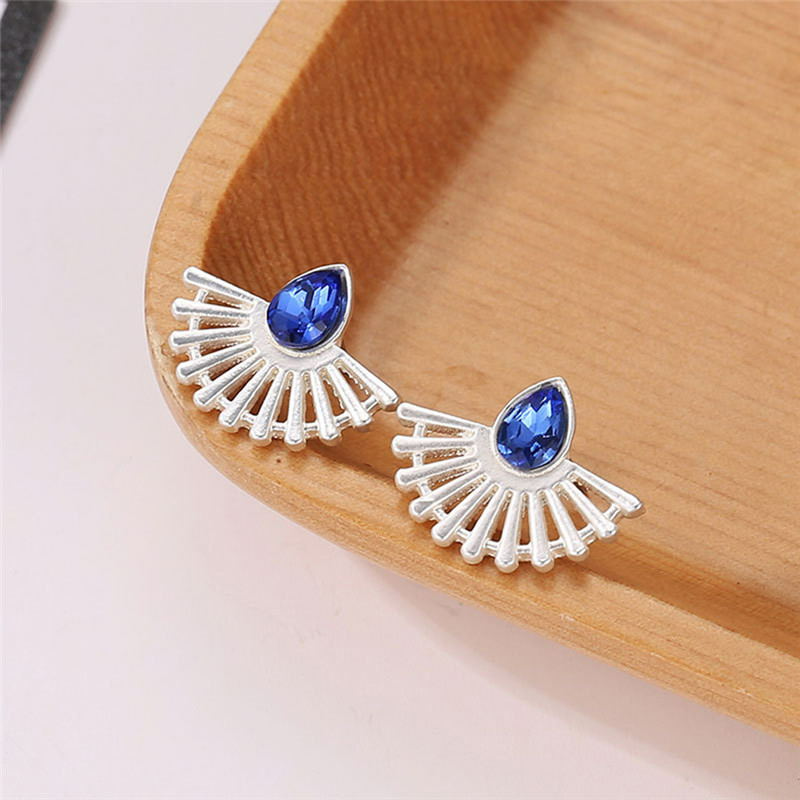 Ohrringe im Art Deco-Fan-Stil - Bohemian-Ohrringe