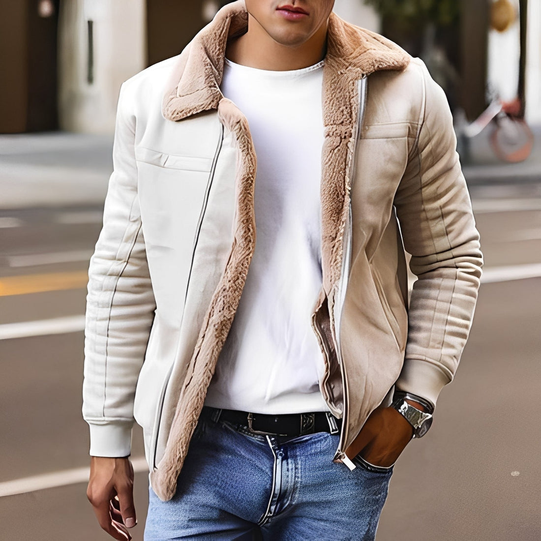 Josh - Komfortable und dicke Herrenjacke