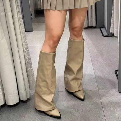 Wynne - Damenstiefeletten mit breitem Blockabsatz