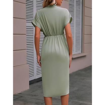 Vera – Stilvolles Midi-Wickelkleid