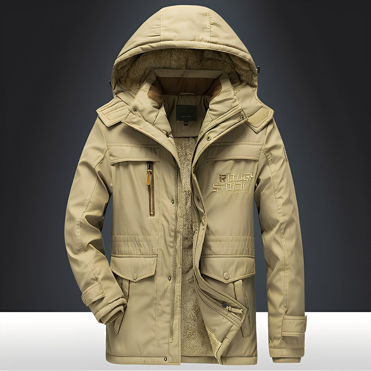 Roydon - Bequemer und strapazierfähiger Mantel mit Kapuze