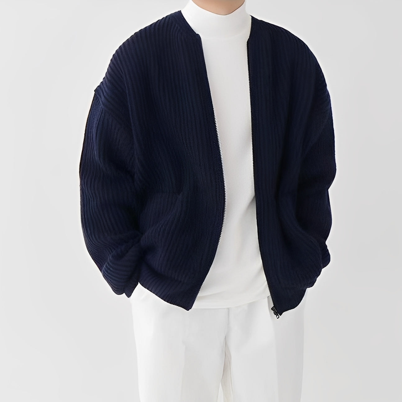 Lyam - Modischer Herren-Cardigan mit Tasche