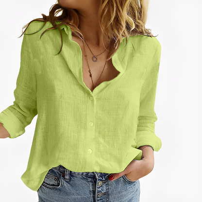 Yuna – Elegante Bluse mit lockerem Schnitt