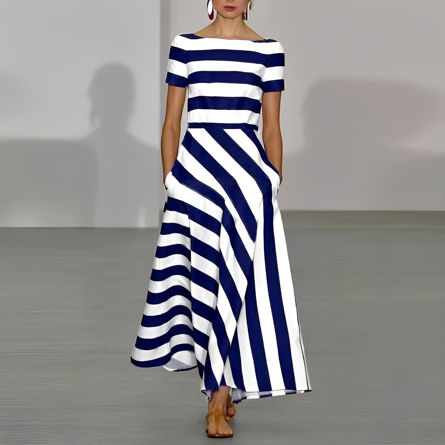 Rebecca - Elegantes Maxikleid in A-Linie für Damen