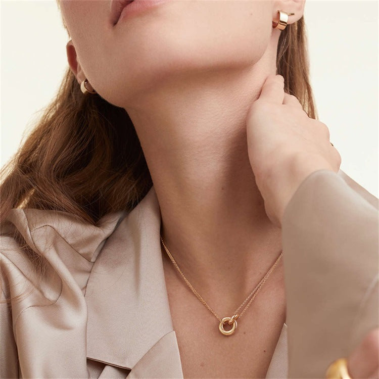 Sabrina - Halskette aus Gold
