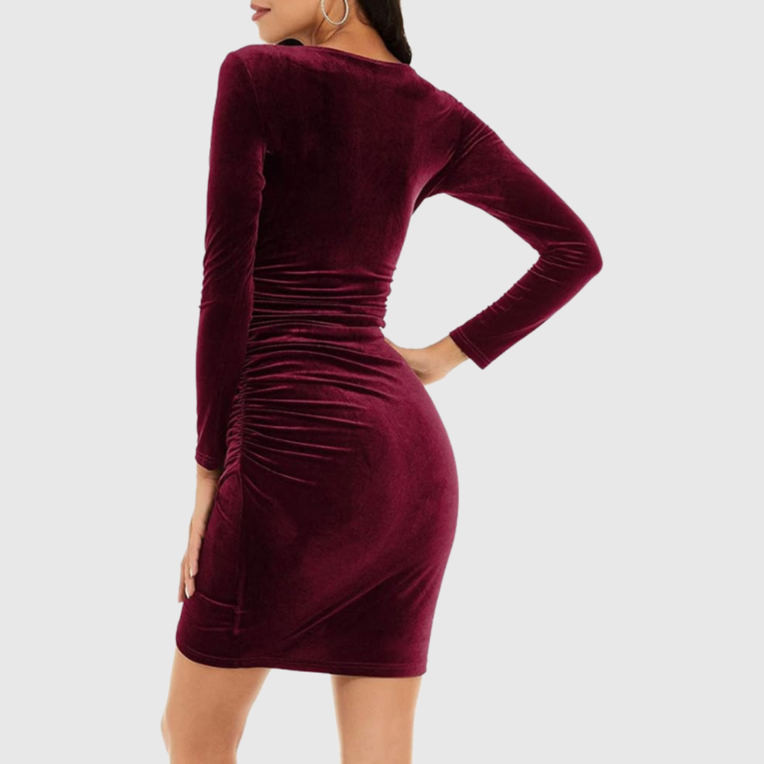 Quinn – Stilvolles Kleid aus Samt