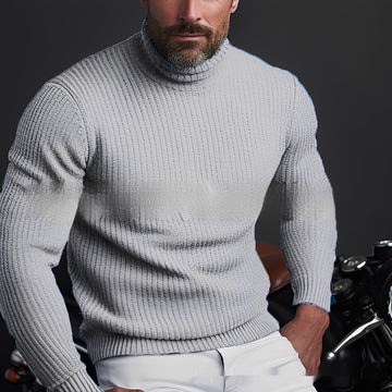 Richard - Bequemer, warmer Herrenrollkragenpullover