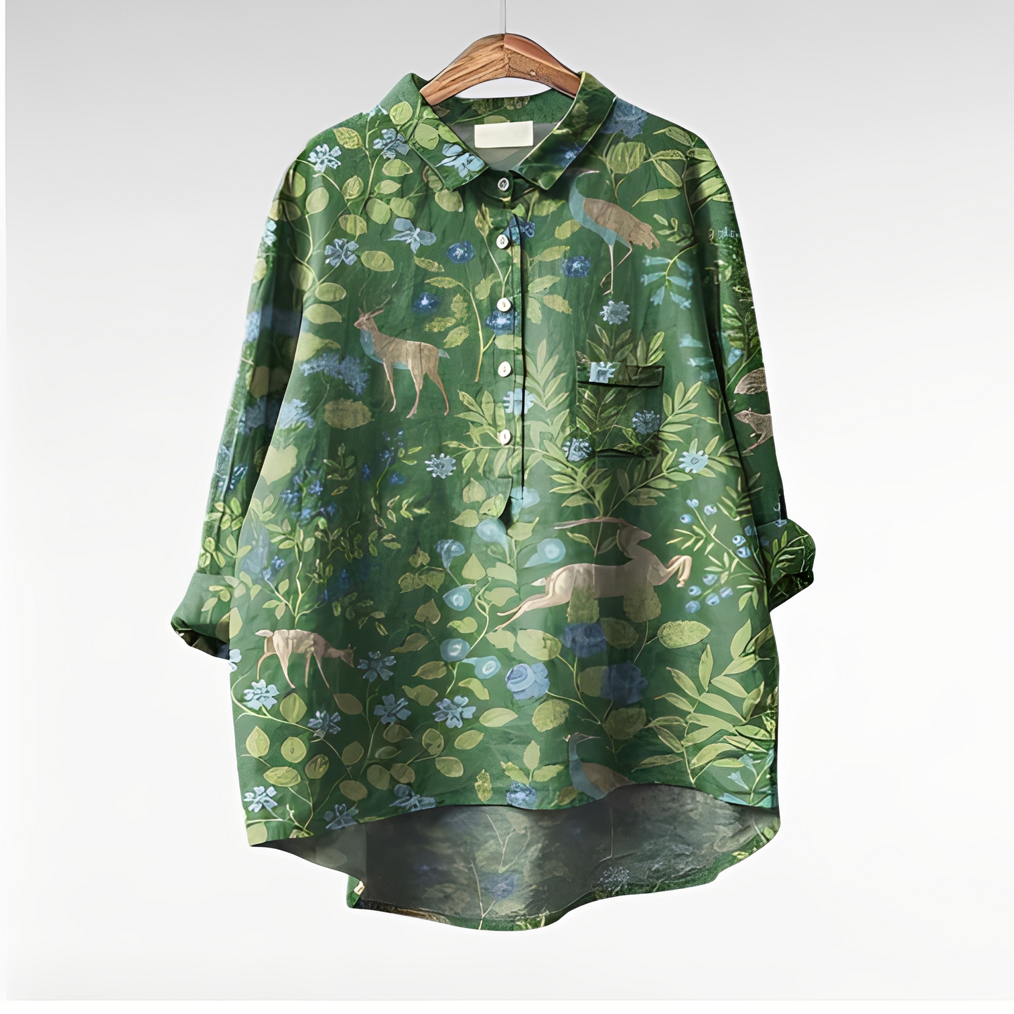 Karley - Klassische Damenblusen mit Blumenmuster
