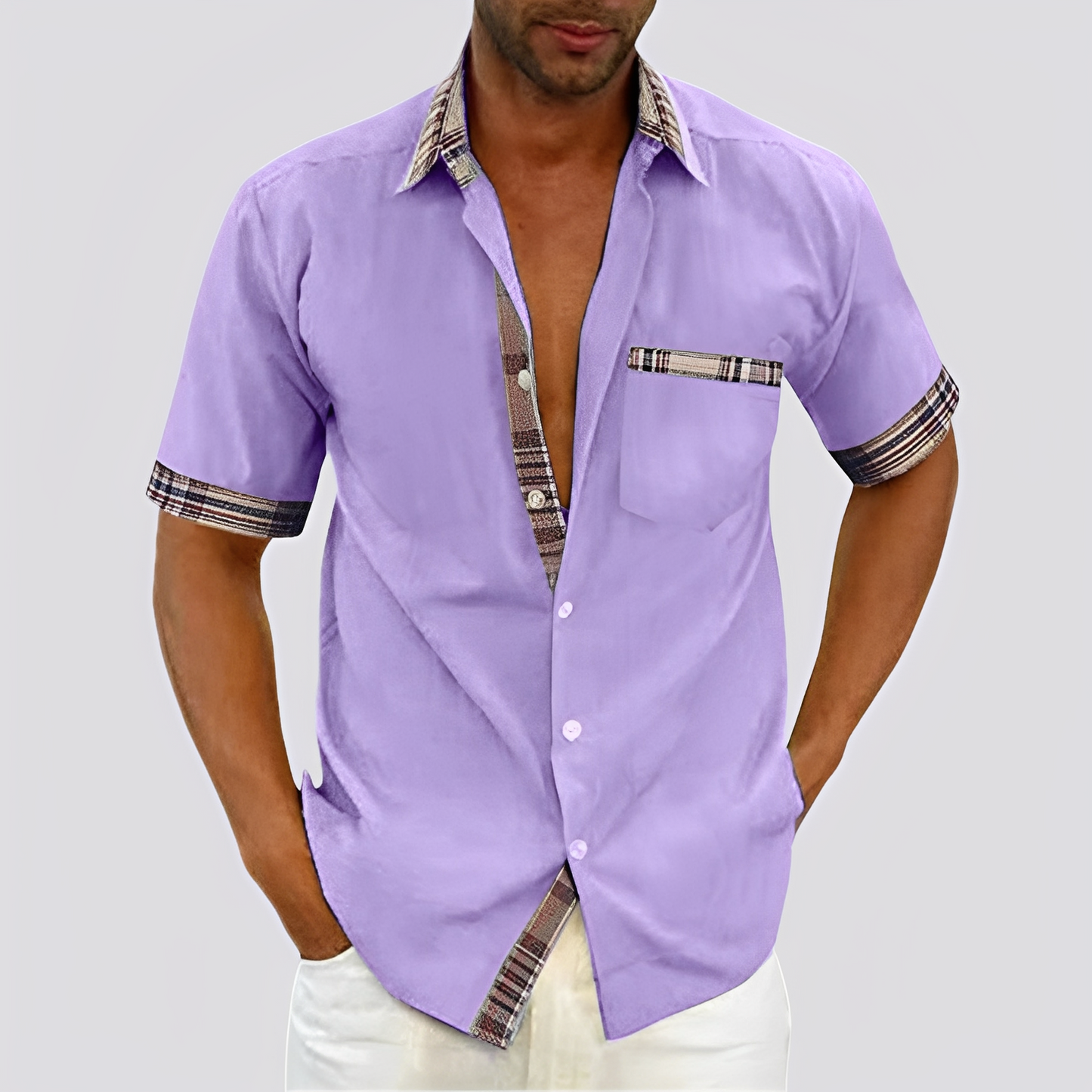 Matt - Elegantes Herren-Kurzarmhemd