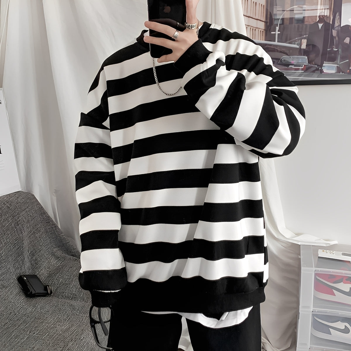 Christian - Komfortabler Herrenpullover mit Streifen