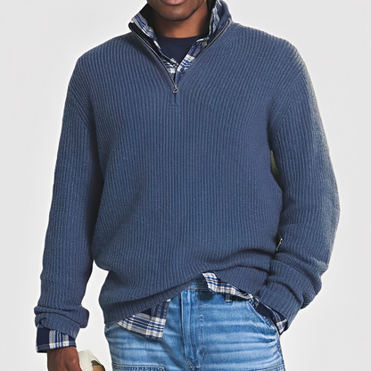 Drix - Bequemer und warmer Herren-Halbzip-Pullover
