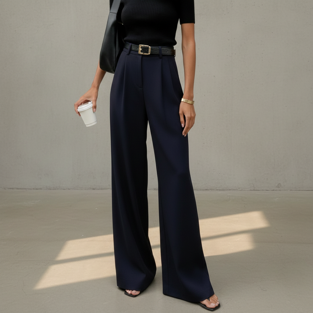 Marlene - Elegante Hose mit weitem Bein