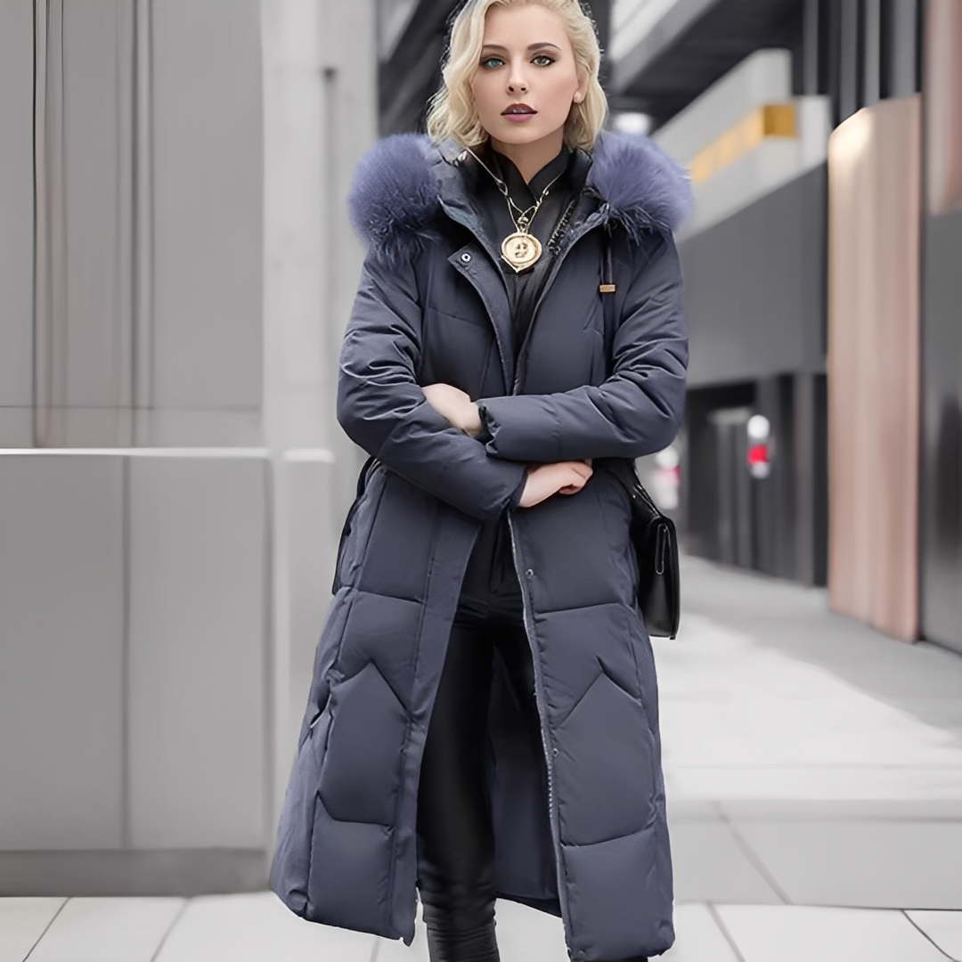 Marcellette - Eleganter und warmer Mantel mit Kapuze