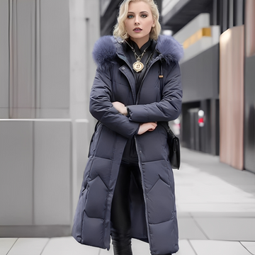 Marcellette - Eleganter und warmer Mantel mit Kapuze