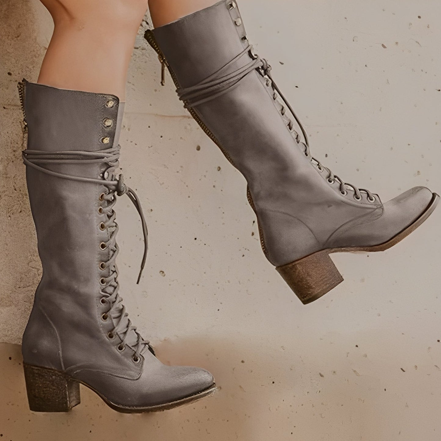 Ludivine - Damen-Stiefeletten mit Blockabsatz