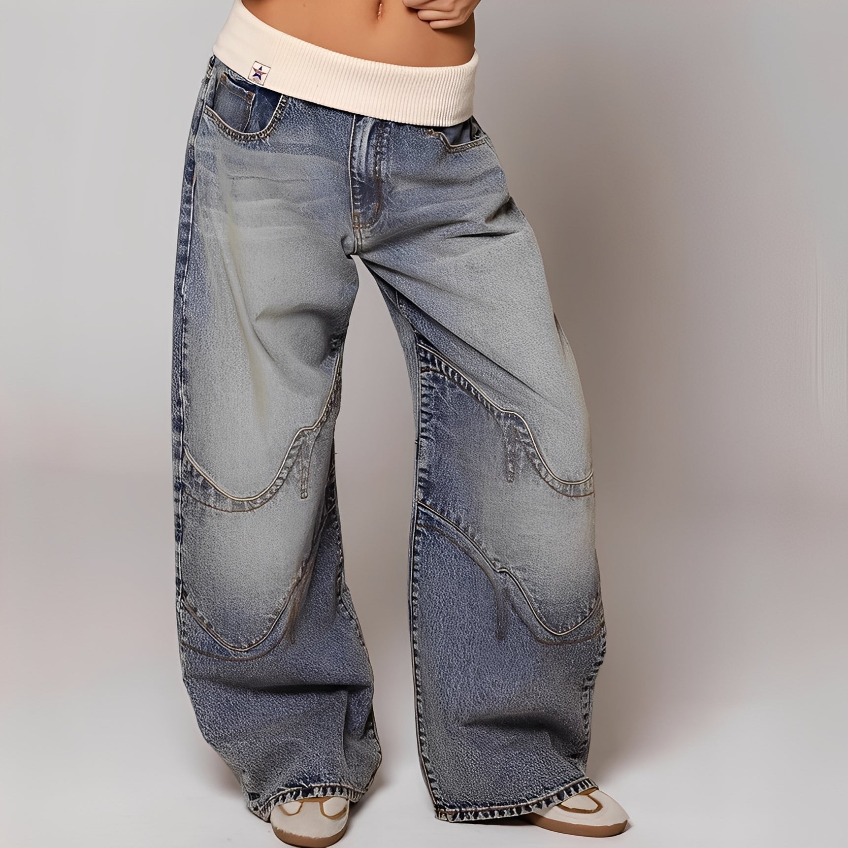 Vanessa - Bequeme Jeans mit weitem Bein