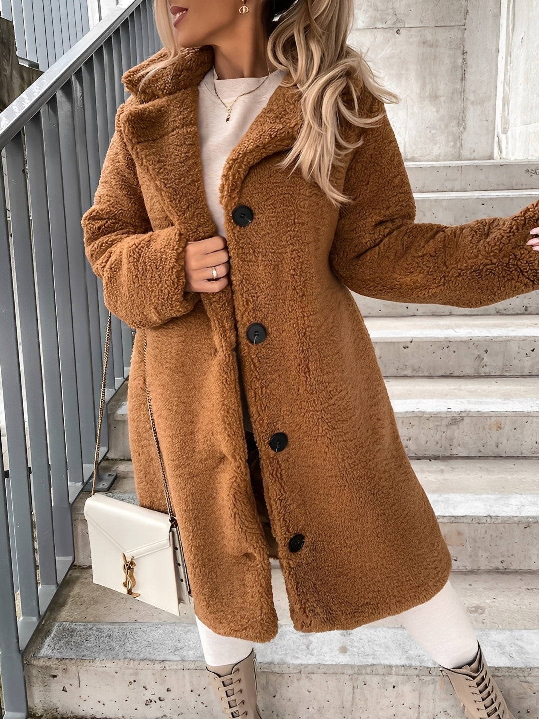 Susanne - Modische, warme Damen-Fleecejacke