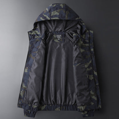 Edgar - Herren-Camouflagejacke mit Kapuze im taktischen Look