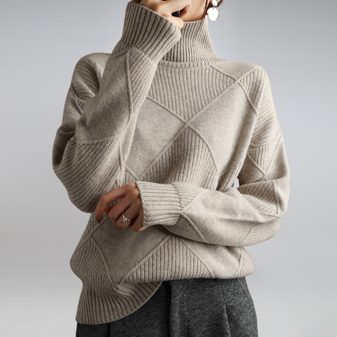 Camille - Eleganter und bequemer Rollkragenpullover