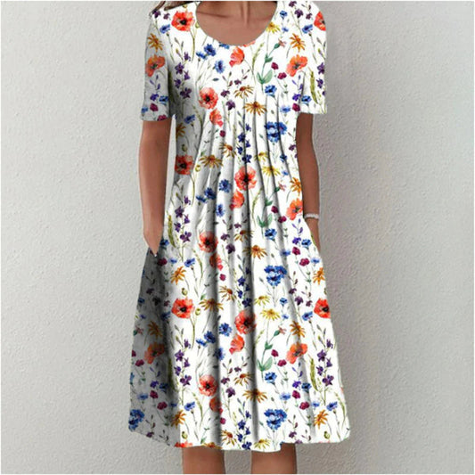 Erin - Stilvolles Kleid mit zartem Blumenmuster
