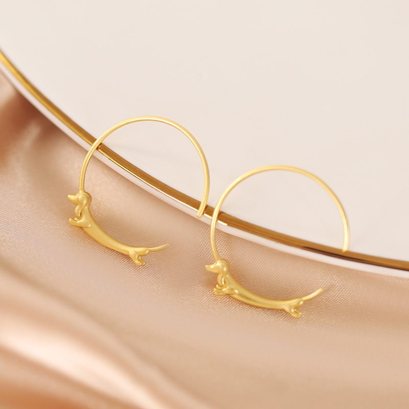 Riham - Ohrringe mit Design eines Dackels