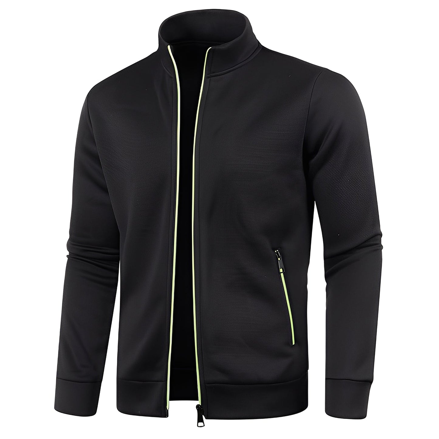 Clayton - Bequemer Herrenfleecepullover mit Reißverschluss