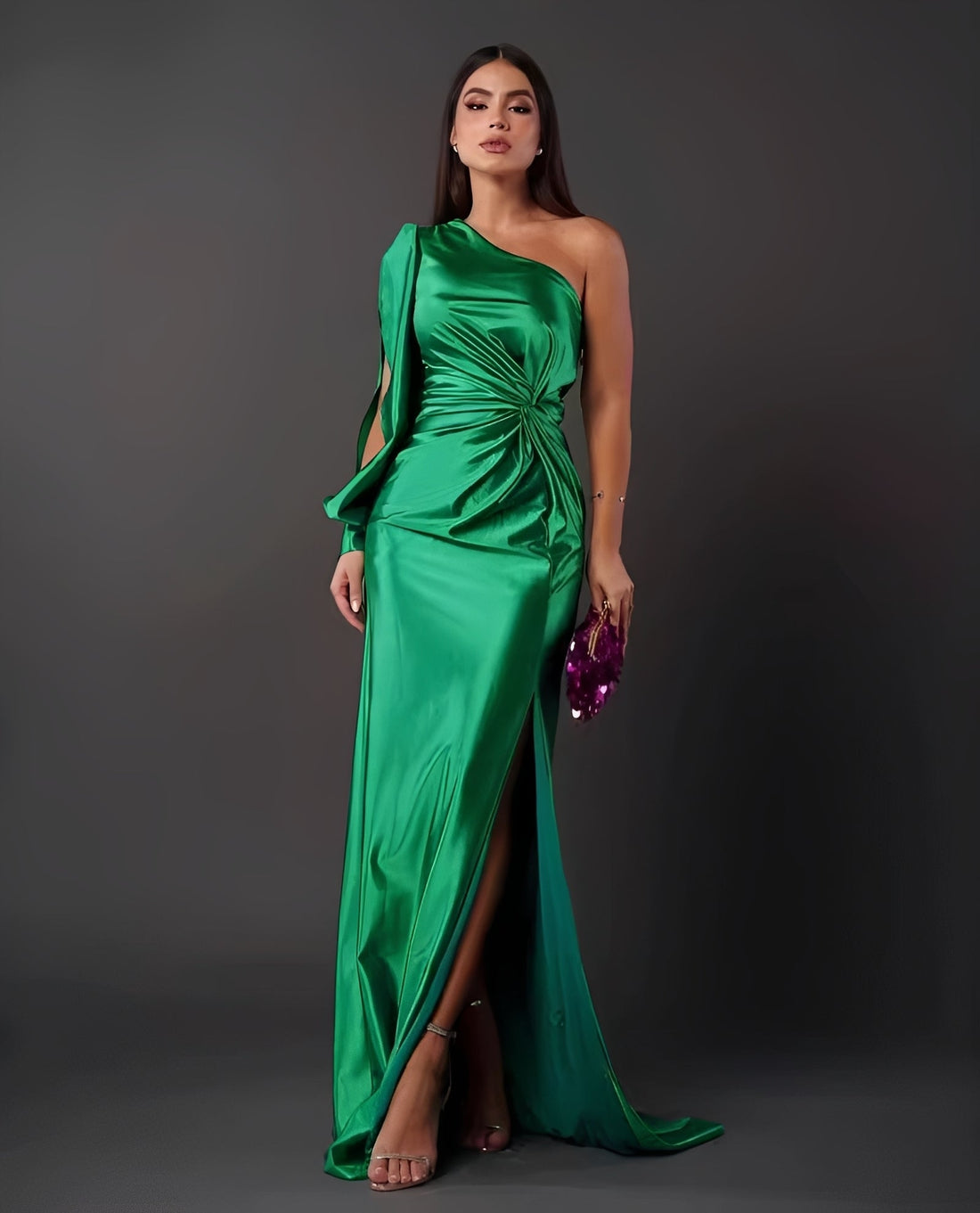 Jenna - Elegantes Damen-Abendkleid mit Schlitz