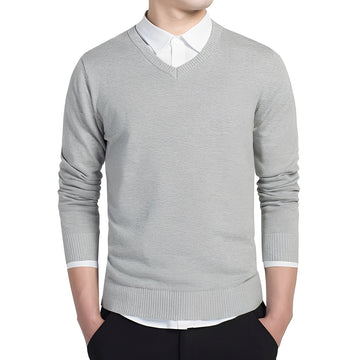 Tom - Komfortabler Herrenpullover mit V-Ausschnitt