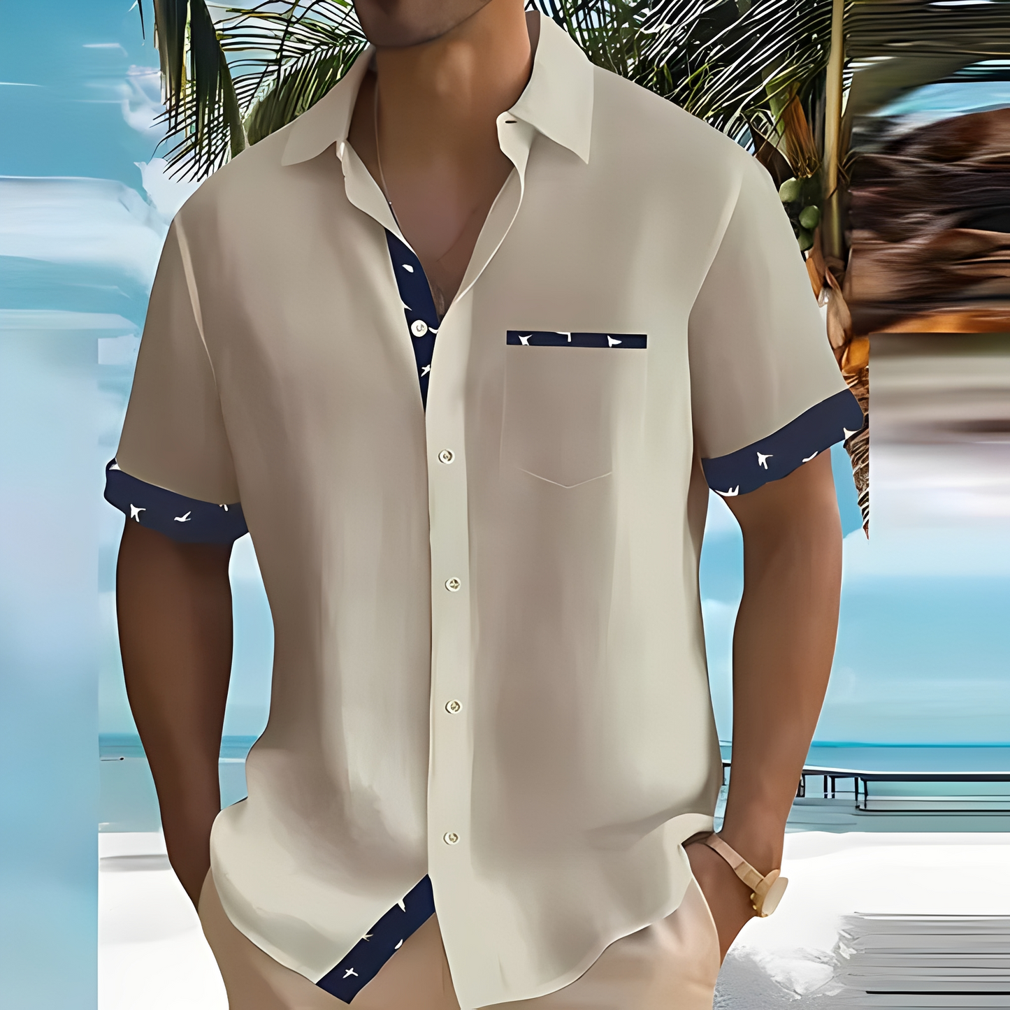 Liam – Stilvolle und leichte Sommerbluse