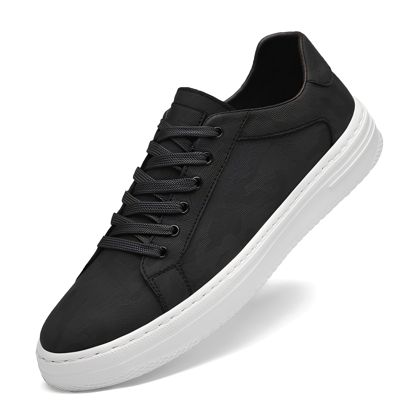 Ronan - Klassische Herrensneaker aus Leder und Canvas