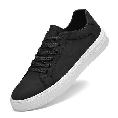 Ronan - Klassische Herrensneaker aus Leder und Canvas