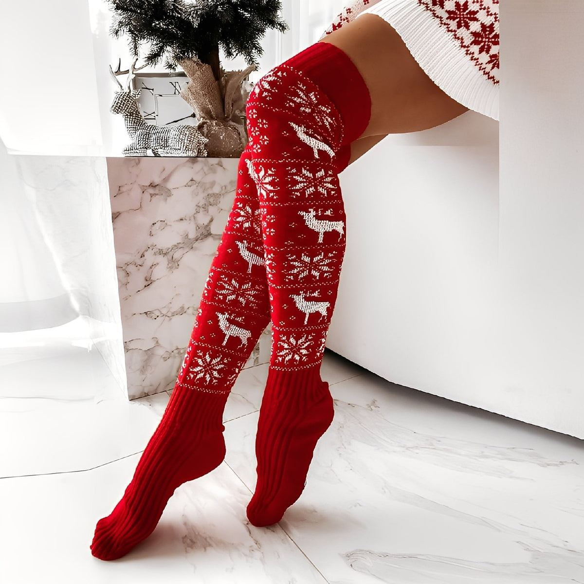Carol - Elegante und warme Weihnachtssocken