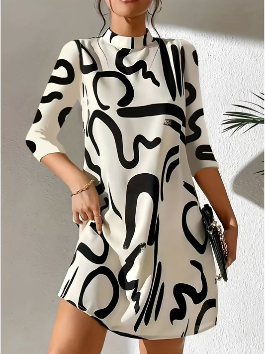 Kathryn - Stilvolles Damenkleid mit Muster