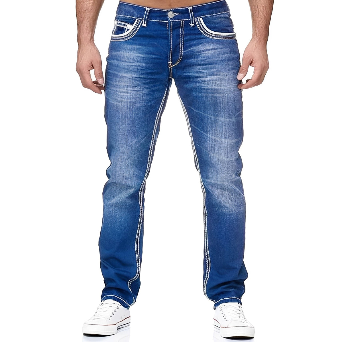 Andy - Elegante Jeans für Männer mit Used-Look
