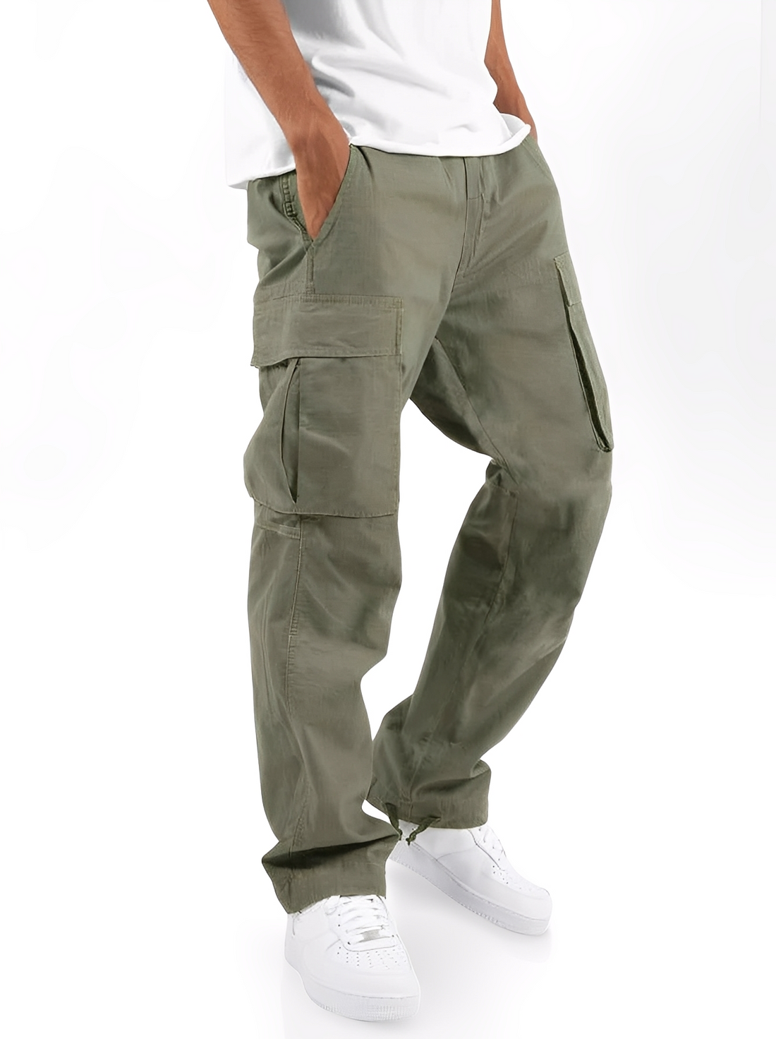 Cooper - Bequeme Herren-Cargohose mit Kordelzug