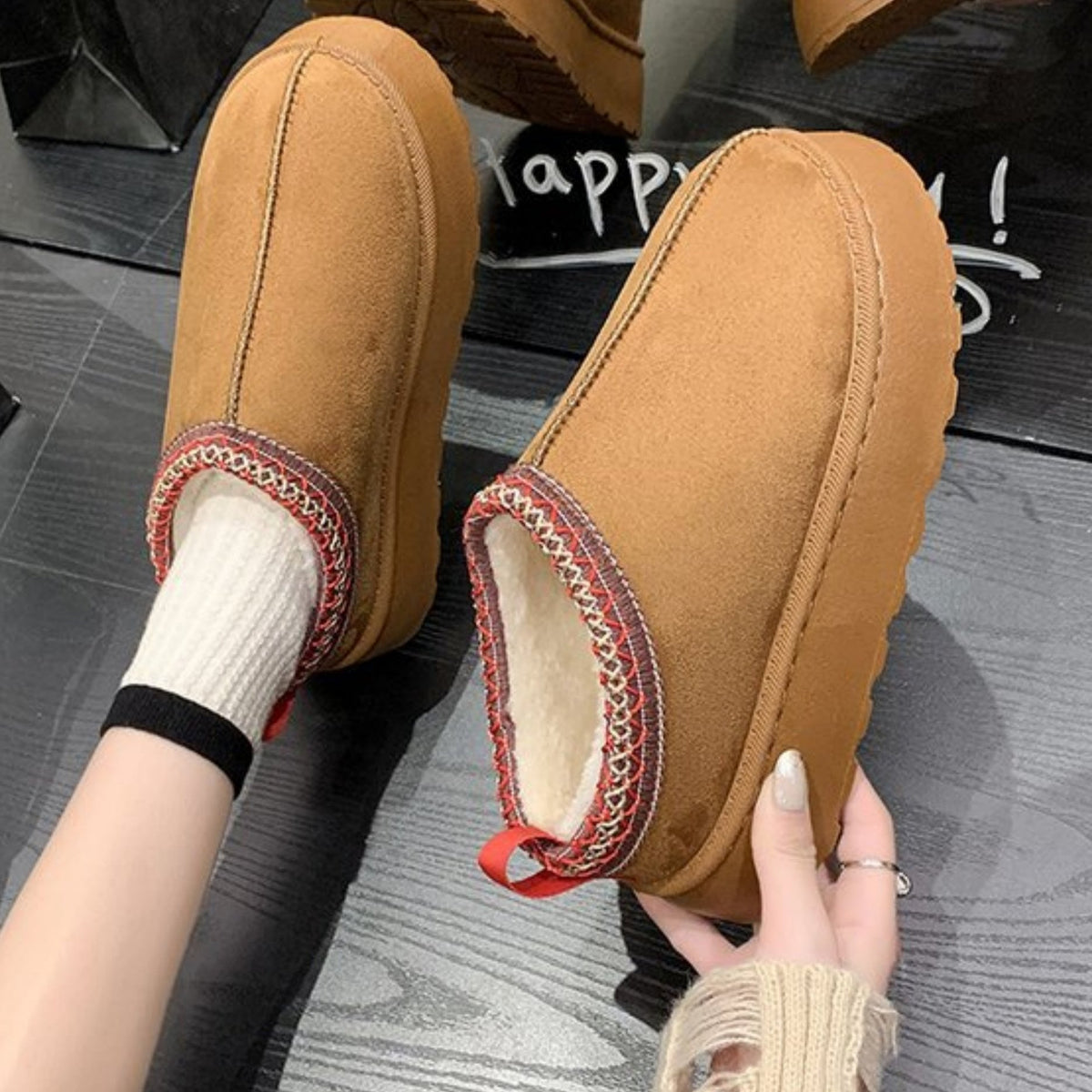 Audrey - Komfortable und kuschelige Winterstiefel