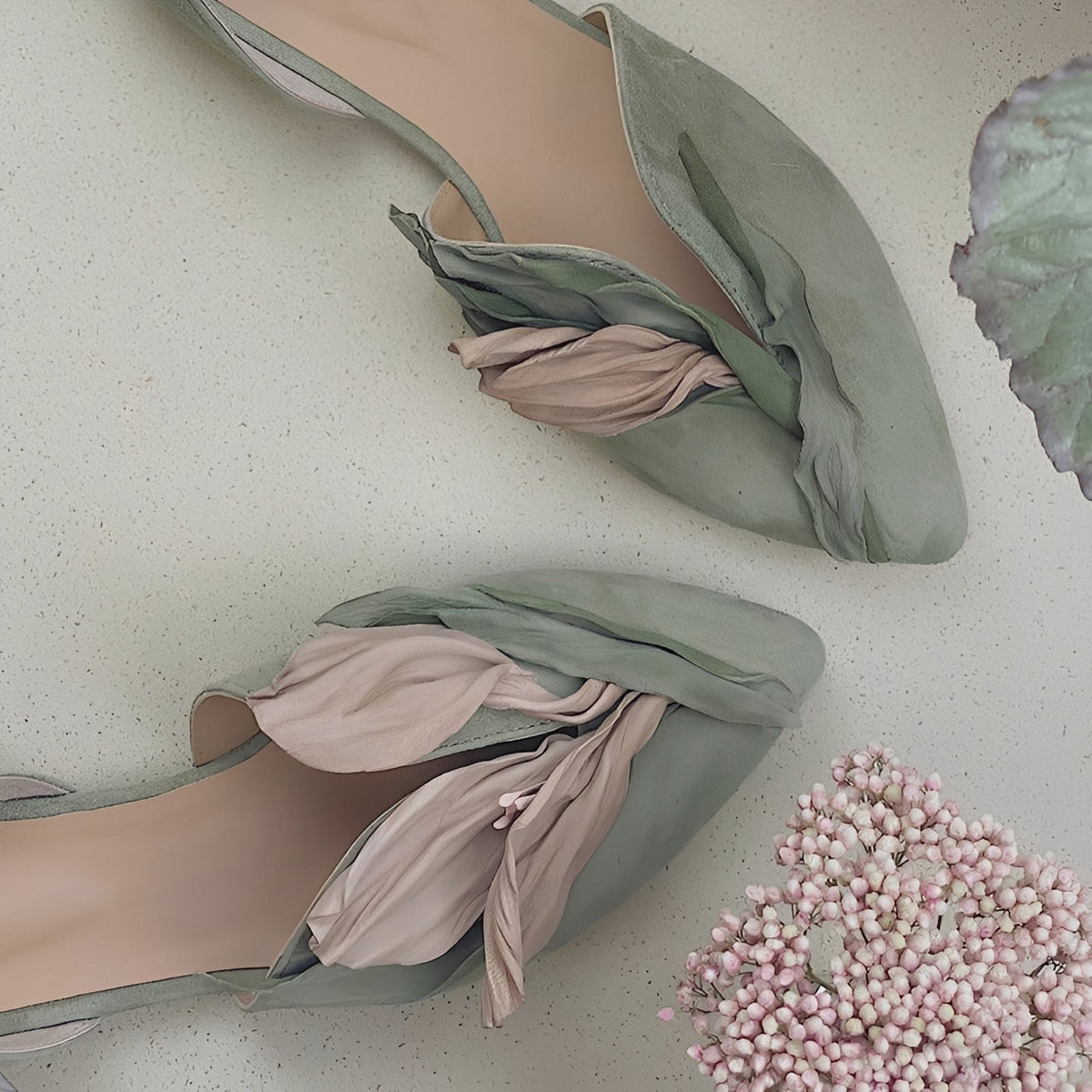 Jennifer - Stylische Ballerinas für Frauen mit Blumenmuster