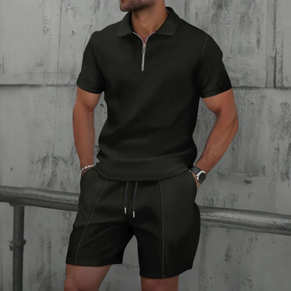 Zephyr - Herren Baumwolle Ko-ord Set im lockeren Stil
